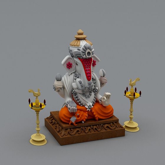 Ganesha’s Enlightenment 3D model