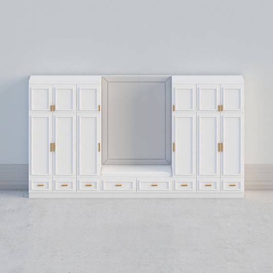 Urban Elegance Media Cabinet 3D model