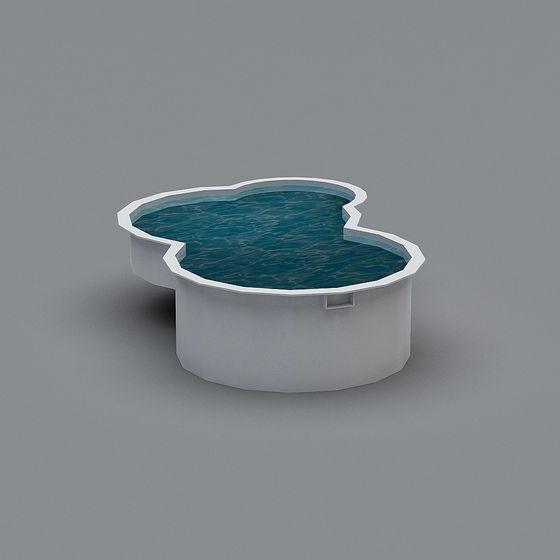 Water Mirror Low Poly 3D Model