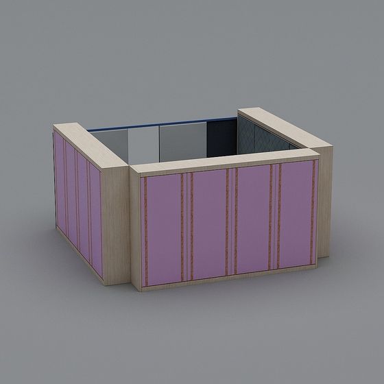 Urban Box Low Poly 3D model