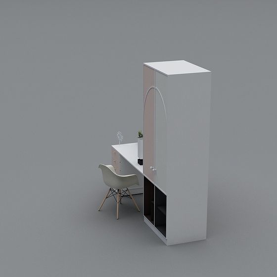Urban Workspace 3D model for Modern Designs