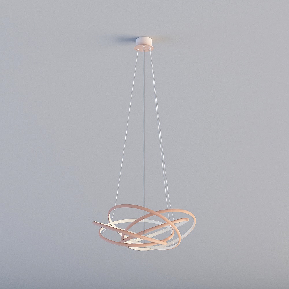 Unique Low-Poly Chandelier 3D model for Interior Design