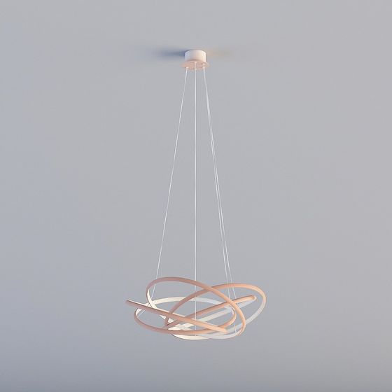 Unique Low-Poly Chandelier 3D model for Interior Design