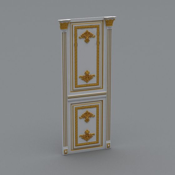 Royal Folding Screen 3D model