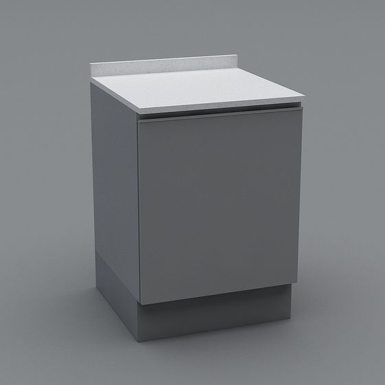 Contemporary Urban Side Table 3D model