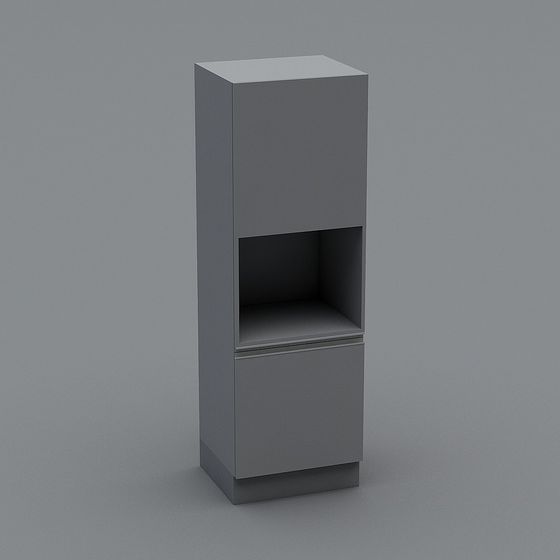 City Window Cabinet 3D model