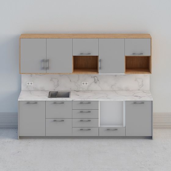 Urban Kitchen 3D model for Creative Spaces