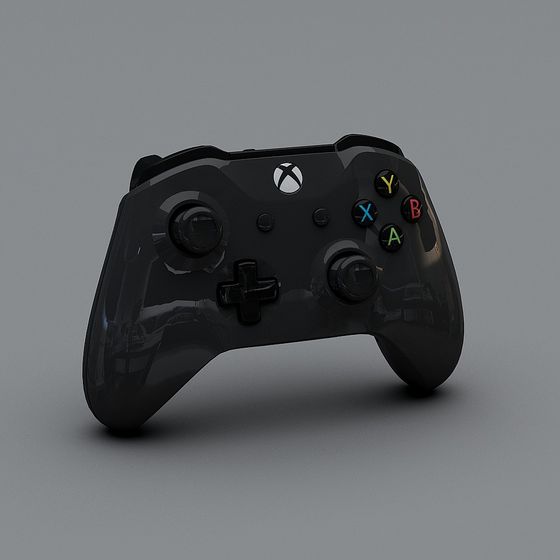 Sleek Xbox Controller 3D Model