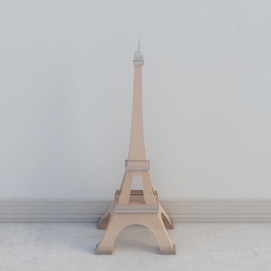 Elegant Eiffel Tower 3D model