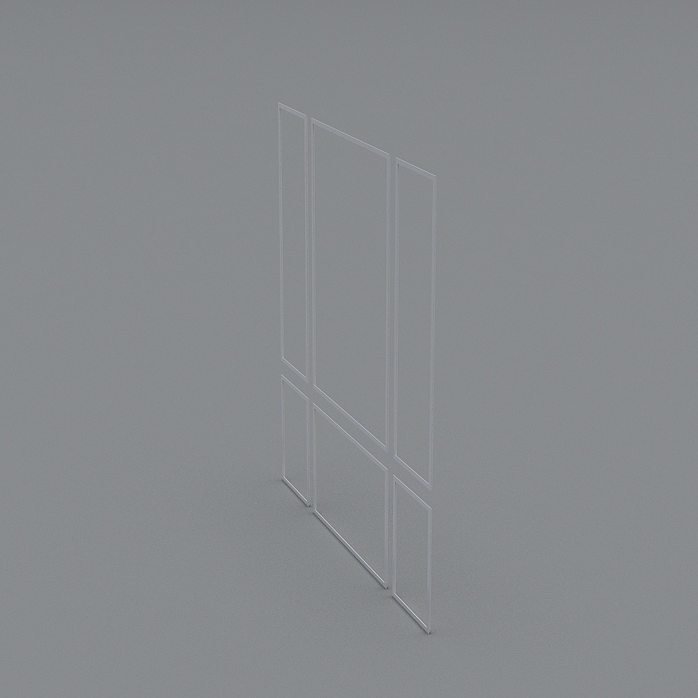 Transparent Glass Screen 3D model