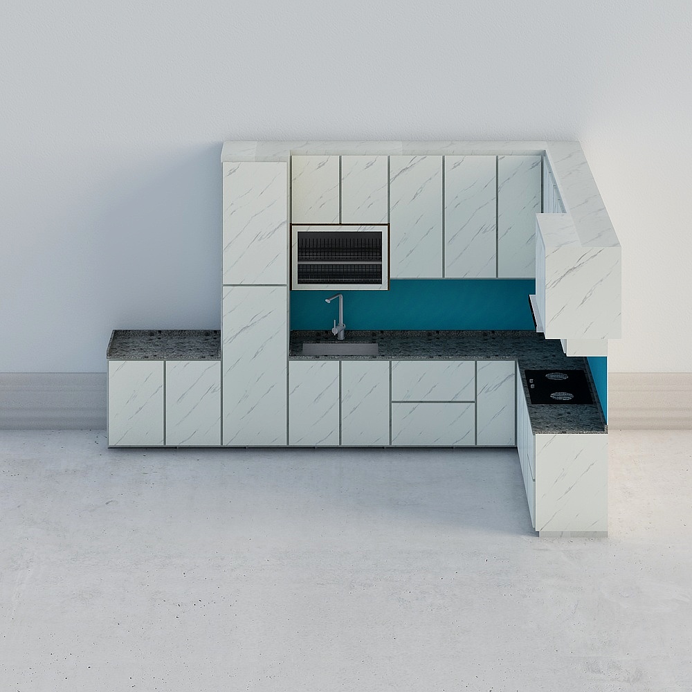 Blk704 Kitchen cabinet