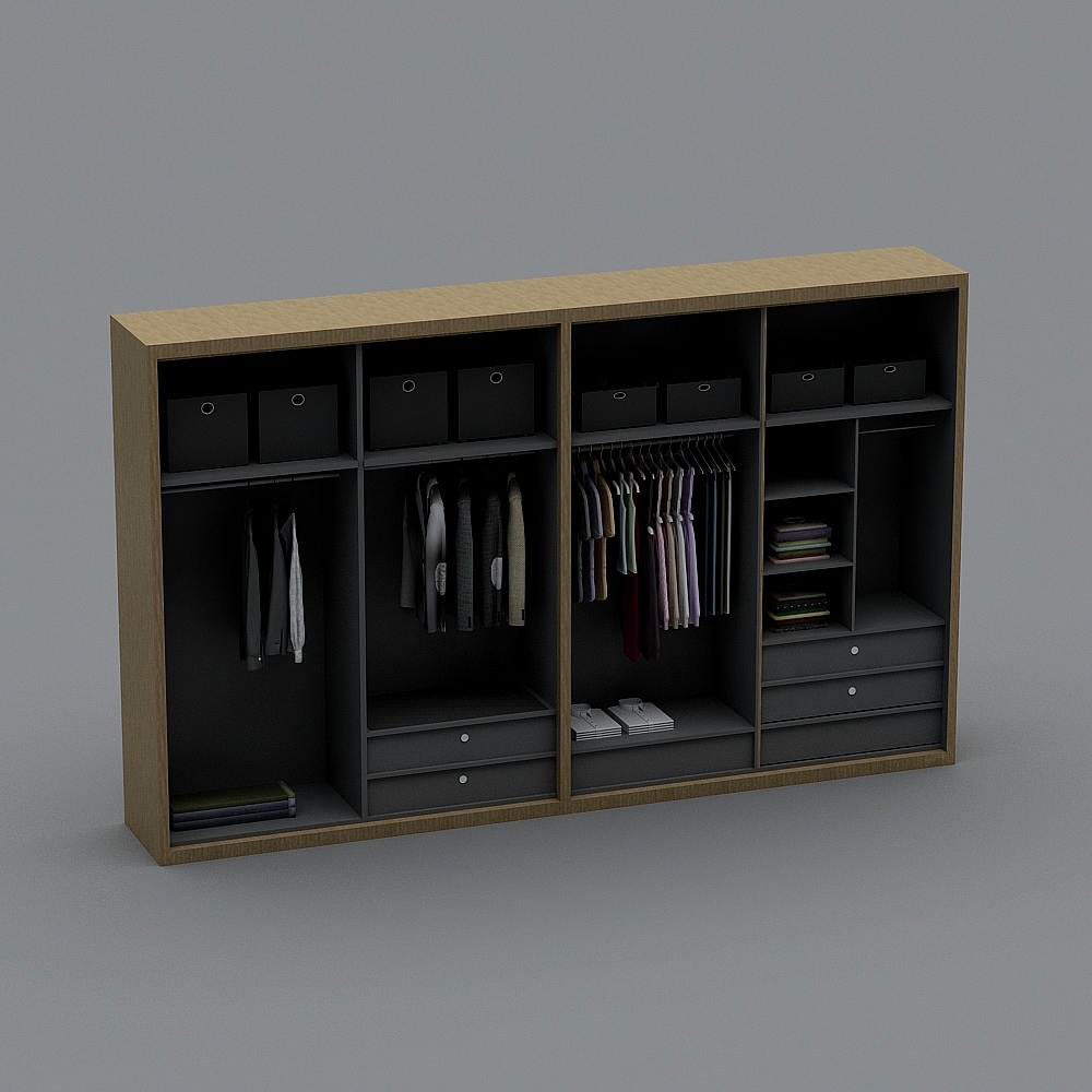 ワードローブ内部