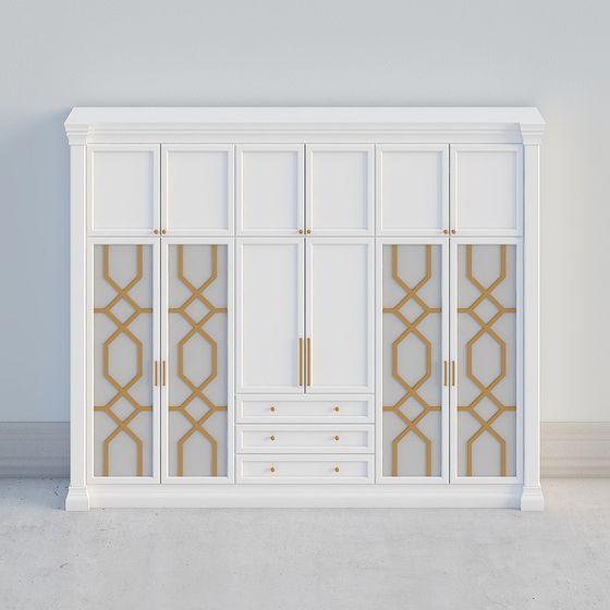 Luxe Storage Cabinet 3D model