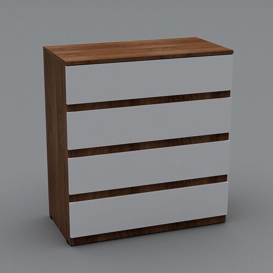 City Window Cabinet 3D model