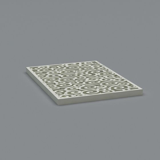 Cloud Swirl Pattern 3D model