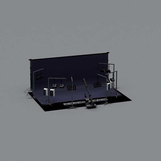 Stunning Exhibition Display Stand 3D model