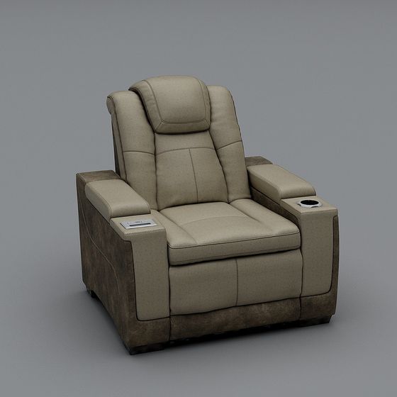 Elegant Low-Poly 3D Seat Model