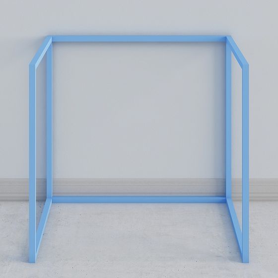 Sky Frame 3D model - Unique Low Poly Design