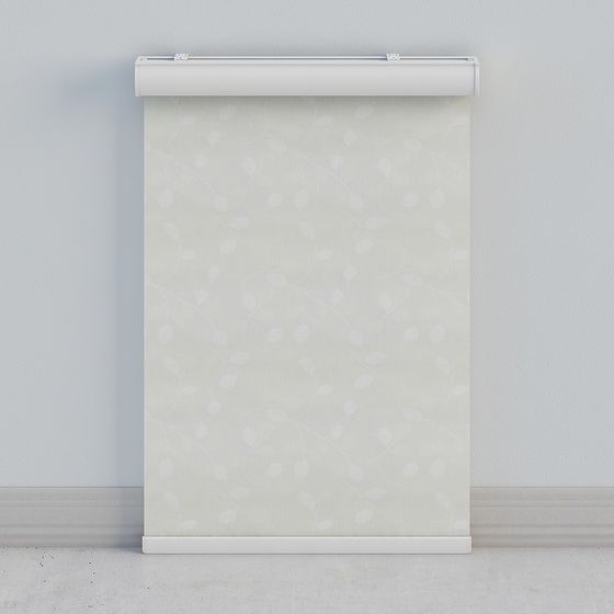 Stylish Roll-Up Blinds 3D model