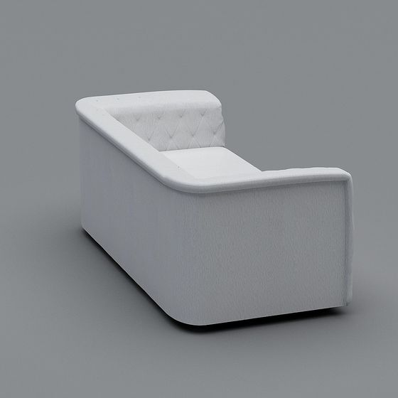 Urban Comfort Low-Poly Sofa 3D model