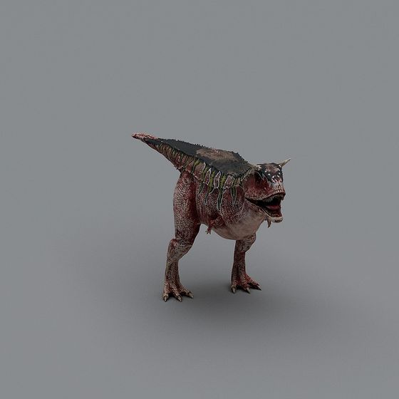 Realistic Low-Poly Velociraptor 3D model
