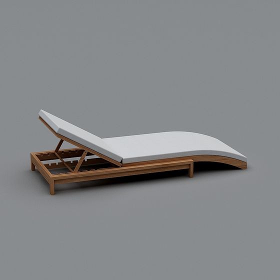 Stylish Low-Poly Lounge Chair 3D model for Creative Designs