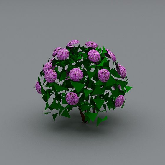 Purple Dream 3D Model Plant Design