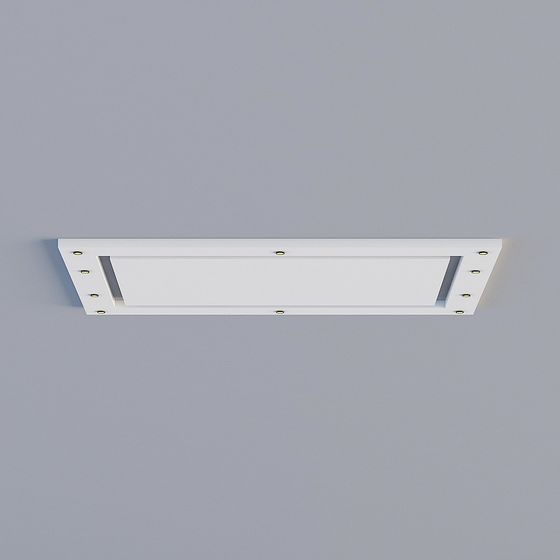 Linear Light Fixture 3D model for Modern Spaces