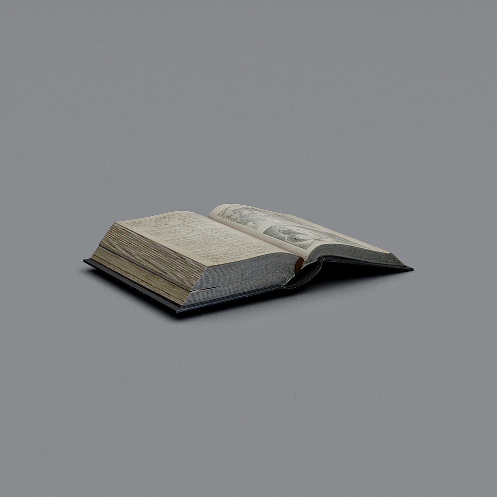 Mystical Book of Time 3D model