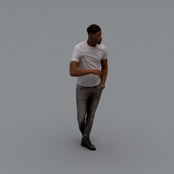 Stylish Urban Character 3D model