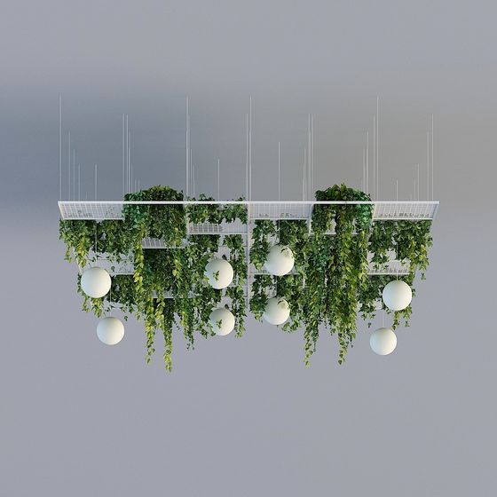 Air Garden 3D Model - Nature Meets Technology