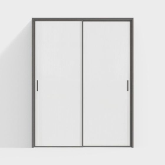 현대적인 유리 슬라이딩 도어