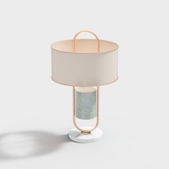 Stylish Table Lamp 3D model for Contemporary Spaces