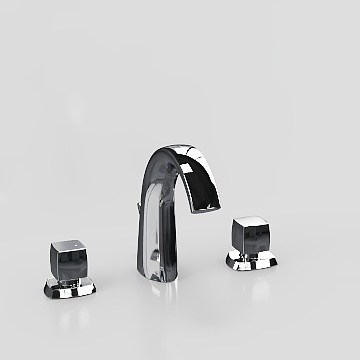 3 Hole Basin Mixer Chrome 3