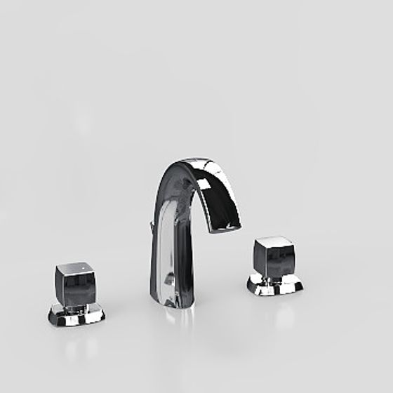 3 Hole Basin Mixer Chrome 3
