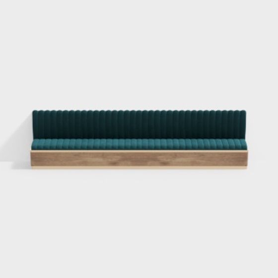 Stylish Urban Bench 3D model for Interior Design