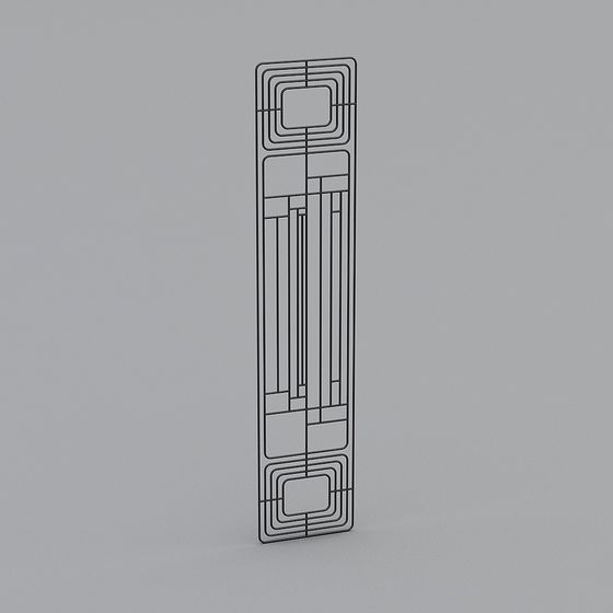 Geometric Screen Model Abstract Geometric Screen 3D model