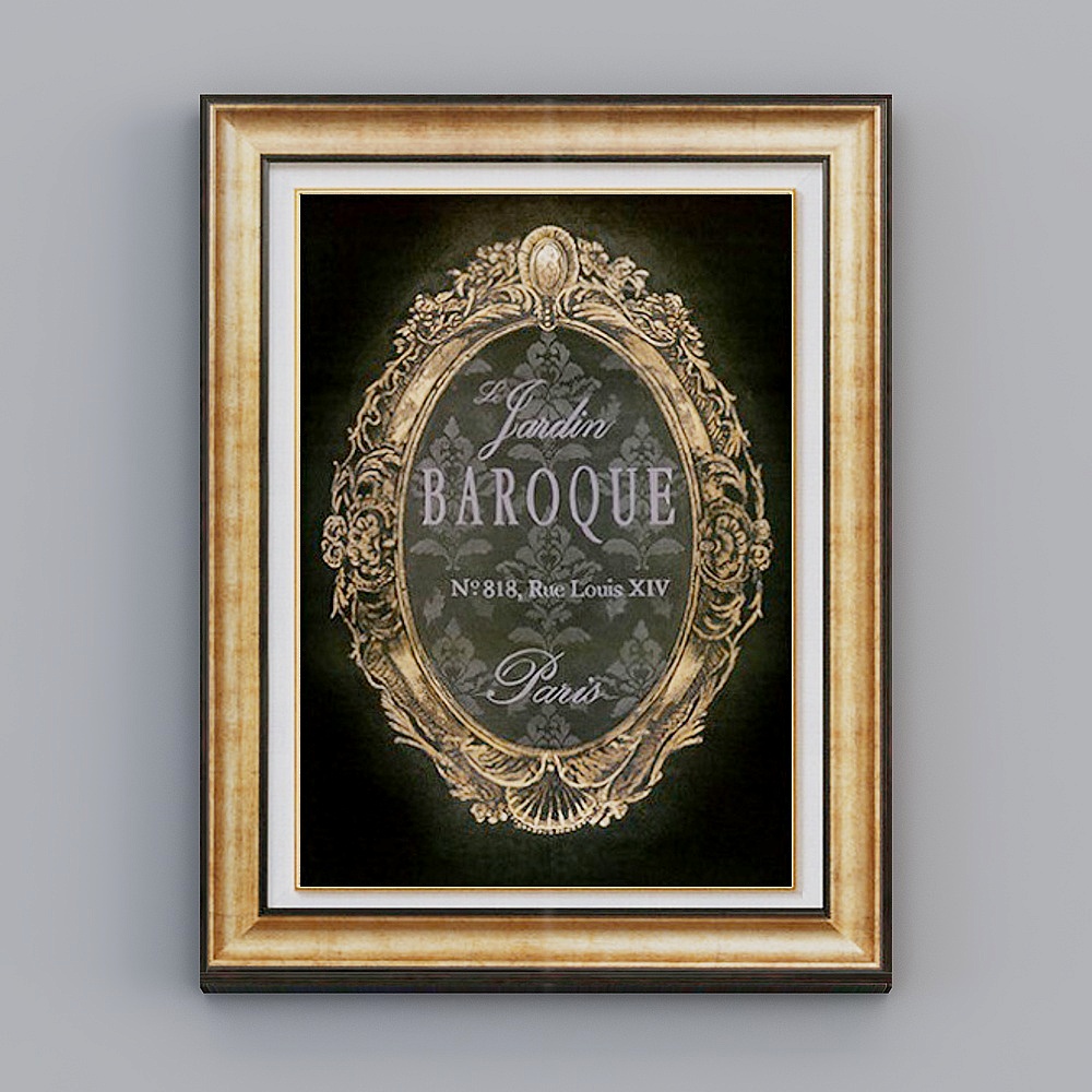 Of088-b Decoration Alliance European-American Rocco Gold Box