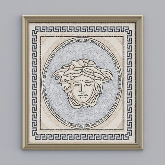 Greek Mythology Mirror 3D model