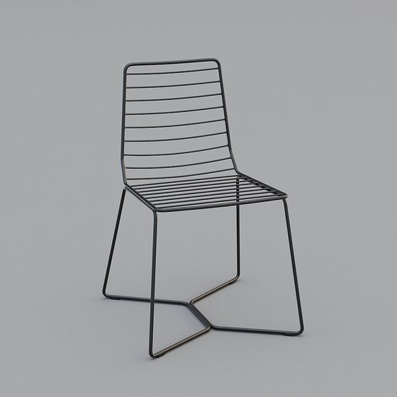 Metal Mesh Chair 3D model for Modern Design