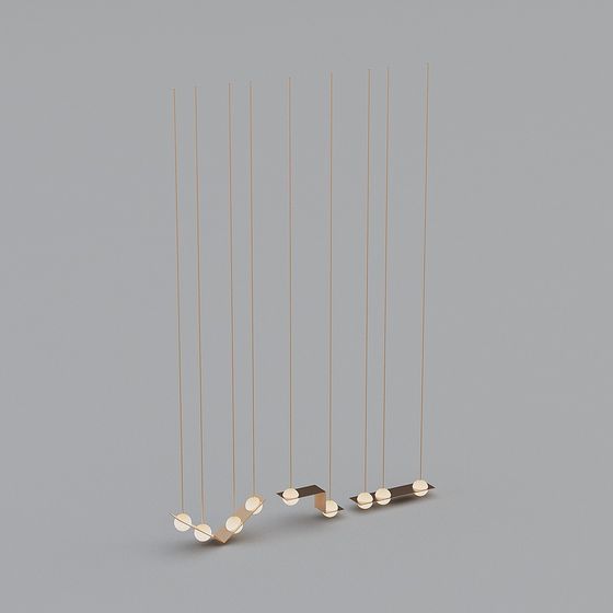 Balancing Light 3D model - Elegant Minimalist Design