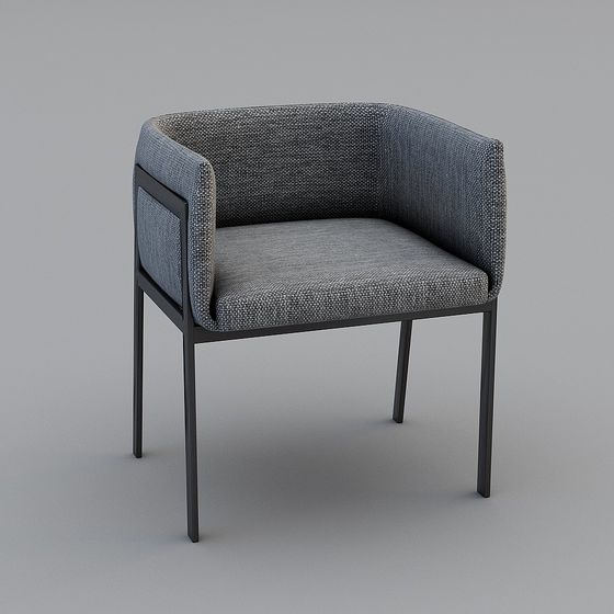 Urban Lounge Chair 3D model for Creative Spaces
