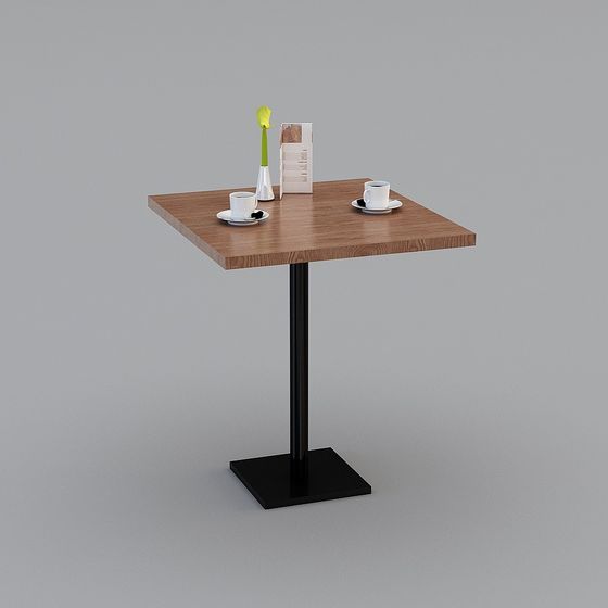 Stylish Low Polygon Coffee Table 3D model
