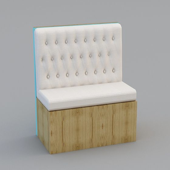 Cozy Corner Bench 3D model