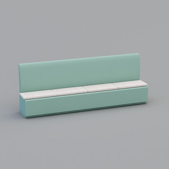 Urban Oasis Bench 3D model for Modern Design