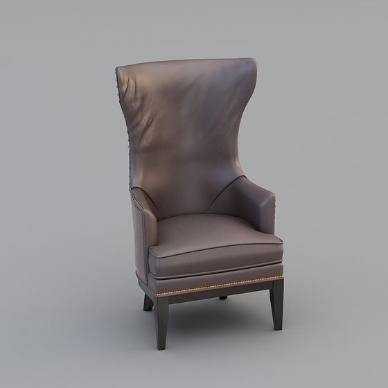 Classic Wingback Chair 3D model