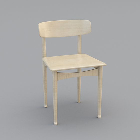 Elegant Low-Poly Chair 3D model for Modern Interiors