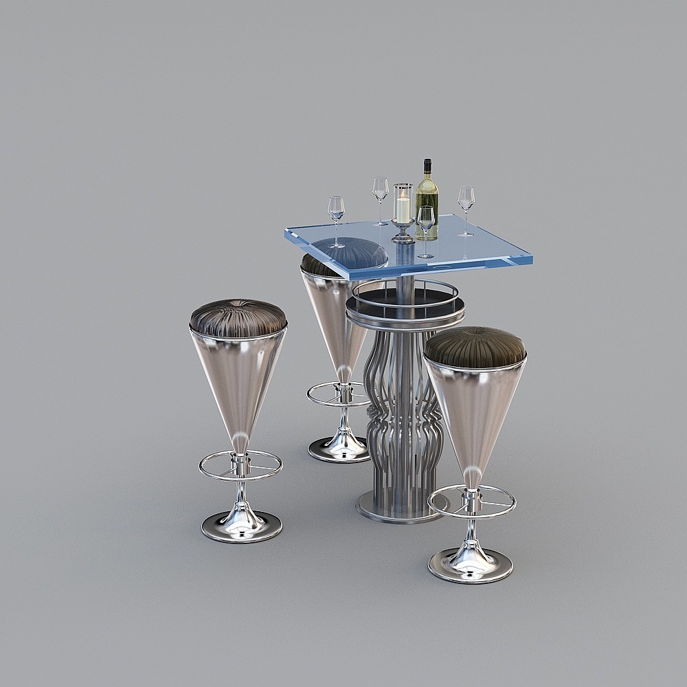 Bar table table and chair 2