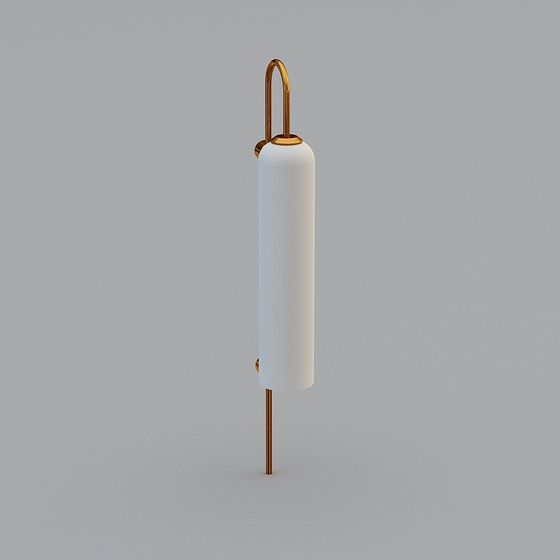Stylish Minimalist Wall Lamp 3D model