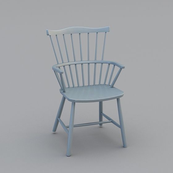 Stylish Low-Poly Chair 3D model for Creative Projects